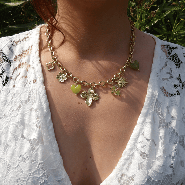 COLLIER MÉDUSA (VERT)