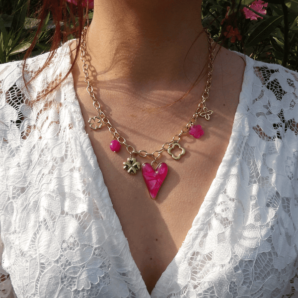 COLLIER GLORIA (ROSE)